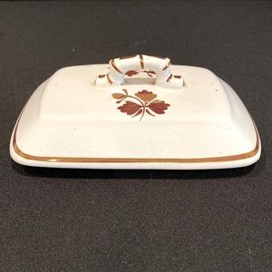 ALFRED MEAKIN, ENGLAND, ROYAL IRONSTONE COPPER LUSTER TEA LEAF LID